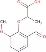 2-(2-Formyl-6-methoxyphenoxy)propanoic Acid