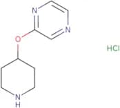 2-(Piperidin-4-yloxy)pyrazine HCl