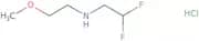 (2,2-Difluoroethyl)(2-methoxyethyl)amine hydrochloride