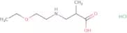3-[(2-Ethoxyethyl)amino]-2-methylpropanoic acid hydrochloride