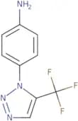 4-[5-(Trifluoromethyl)-1H-1,2,3-triazol-1-yl]aniline