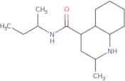 N-(Butan-2-yl)-2-methyl-decahydroquinoline-4-carboxamide
