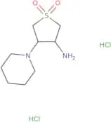 1,1-Dioxo-4-piperidin-1-ylthiolan-3-amine dihydrochloride
