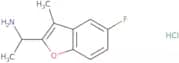 1-(5-Fluoro-3-methyl-1-benzofuran-2-yl)ethan-1-amine hydrochloride