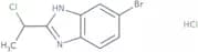5-Bromo-2-(1-chloroethyl)-1H-1,3-benzodiazole hydrochloride