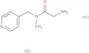2-Amino-N-methyl-N-(pyridin-4-ylmethyl)acetamide dihydrochloride