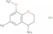 8-Methoxy-6-methyl-3,4-dihydro-2H-1-benzopyran-4-amine hydrochloride