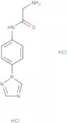 2-Amino-N-[4-(1H-1,2,4-triazol-1-yl)phenyl]acetamide dihydrochloride