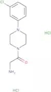2-Amino-1-[4-(3-chlorophenyl)piperazin-1-yl]ethan-1-one dihydrochloride