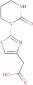 2-[2-(2-Oxo-1,3-diazinan-1-yl)-1,3-thiazol-4-yl]acetic acid
