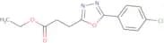 Ethyl 3-[5-(4-chlorophenyl)-1,3,4-oxadiazol-2-yl]propanoate