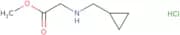 Methyl 2-[(cyclopropylmethyl)amino]acetate hydrochloride