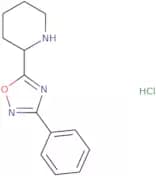 2-(3-Phenyl-1,2,4-oxadiazol-5-yl)piperidine hydrochloride
