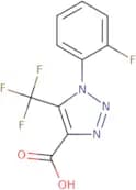 1-(2-Fluorophenyl)-5-(trifluoromethyl)-1H-1,2,3-triazole-4-carboxylic acid