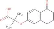 2-Methyl-2-[(5-oxo-5,6,7,8-tetrahydronaphthalen-2-yl)oxy]propanoic acid
