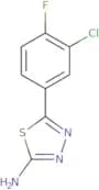 5-(3-Chloro-4-fluorophenyl)-1,3,4-thiadiazol-2-amine
