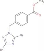 Methyl 4-[(3,5-dibromo-1H-1,2,4-triazol-1-yl)methyl]benzoate
