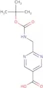 2-(((tert-Butoxycarbonyl)amino)methyl)pyrimidine-5-carboxylic acid