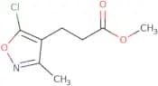 Methyl 3-(5-chloro-3-methyl-1,2-oxazol-4-yl)propanoate