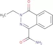 3-Ethyl-4-oxo-3,4-dihydrophthalazine-1-carboxamide
