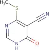 4-(Methylsulfanyl)-6-oxo-1,6-dihydropyrimidine-5-carbonitrile