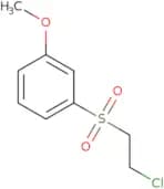 1-(2-Chloroethanesulfonyl)-3-methoxybenzene