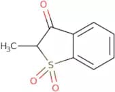 2-​Methyl-benzo[b]​thiophen-​3(2H)​-​one 1,​1-​dioxide