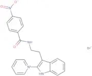 (4-nitrophenyl)-N-(2-(2-pyridylindol-3-yl)ethyl)formamide, bromide