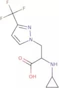 2-(Cyclopropylamino)-3-[3-(trifluoromethyl)-1H-pyrazol-1-yl]propanoic acid