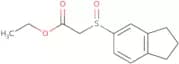 Ethyl 2-(2,3-dihydro-1H-indene-5-sulfinyl)acetate