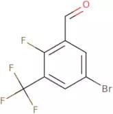 5-Bromo-2-fluoro-3-(trifluoromethyl)benzaldehyde