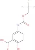 2-Hydroxy-5-{[(2,2,2-trifluoroethoxy)carbonyl]amino}benzoic acid