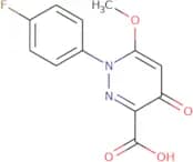 1-(4-Fluorophenyl)-6-methoxy-4-oxo-1,4-dihydropyridazine-3-carboxylic acid