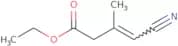 Ethyl 4-cyano-3-methylbut-3-enoate