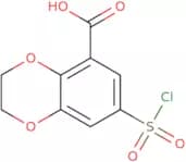 7-(Chlorosulfonyl)-2,3-dihydro-1,4-benzodioxine-5-carboxylic acid