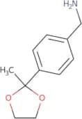 [4-(2-Methyl-1,3-dioxolan-2-yl)phenyl]methanamine