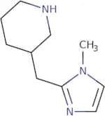 3-[(1-Methyl-1H-imidazol-2-yl)methyl]piperidine