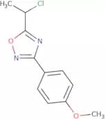 5-(1-Chloroethyl)-3-(4-methoxyphenyl)-1,2,4-oxadiazole