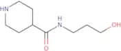 N-(3-Hydroxypropyl)piperidine-4-carboxamide