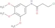 3-Chloro-N-(3,4,5-trimethoxyphenyl)propanamide
