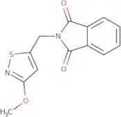 2-[(3-Methoxy-1,2-thiazol-5-yl)methyl]-2,3-dihydro-1H-isoindole-1,3-dione