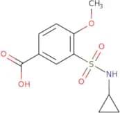 3-(Cyclopropylsulfamoyl)-4-methoxybenzoic acid