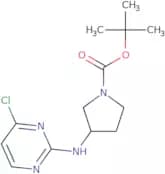 tert-Butyl 3-[(4-chloropyrimidin-2-yl)amino]pyrrolidine-1-carboxylate