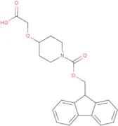 2-({1-[(9H-Fluoren-9-ylmethoxy)carbonyl]piperidin-4-yl}oxy)acetic acid