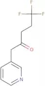 5,5,5-Trifluoro-1-(pyridin-3-yl)pentan-2-one