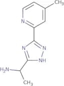 1-[3-(4-Methylpyridin-2-yl)-1H-1,2,4-triazol-5-yl]ethanamine