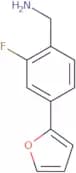 [2-Fluoro-4-(furan-2-yl)phenyl]methanamine