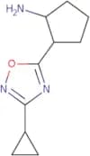 2-(3-Cyclopropyl-1,2,4-oxadiazol-5-yl)cyclopentan-1-amine