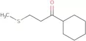 1-Cyclohexyl-3-(methylsulfanyl)propan-1-one