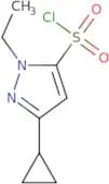 3-Cyclopropyl-1-ethyl-1H-pyrazole-5-sulfonyl chloride